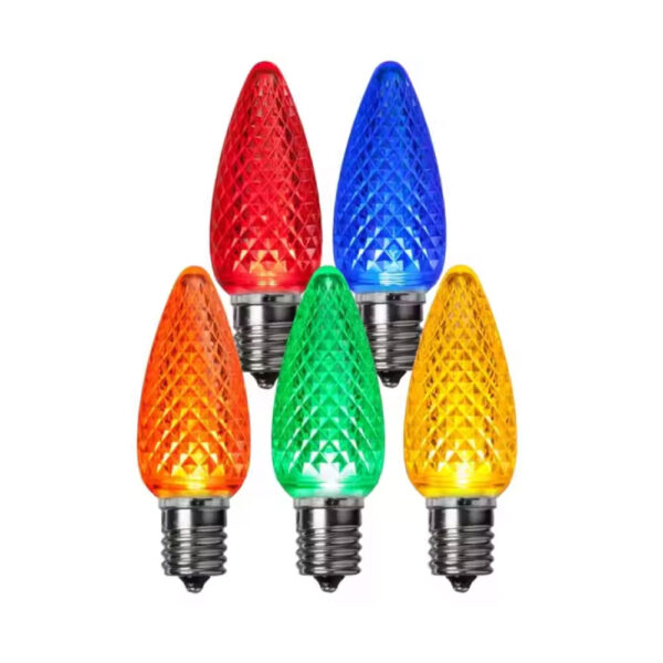 E17 C9 120V LED Bulb Multicolor - Image 3